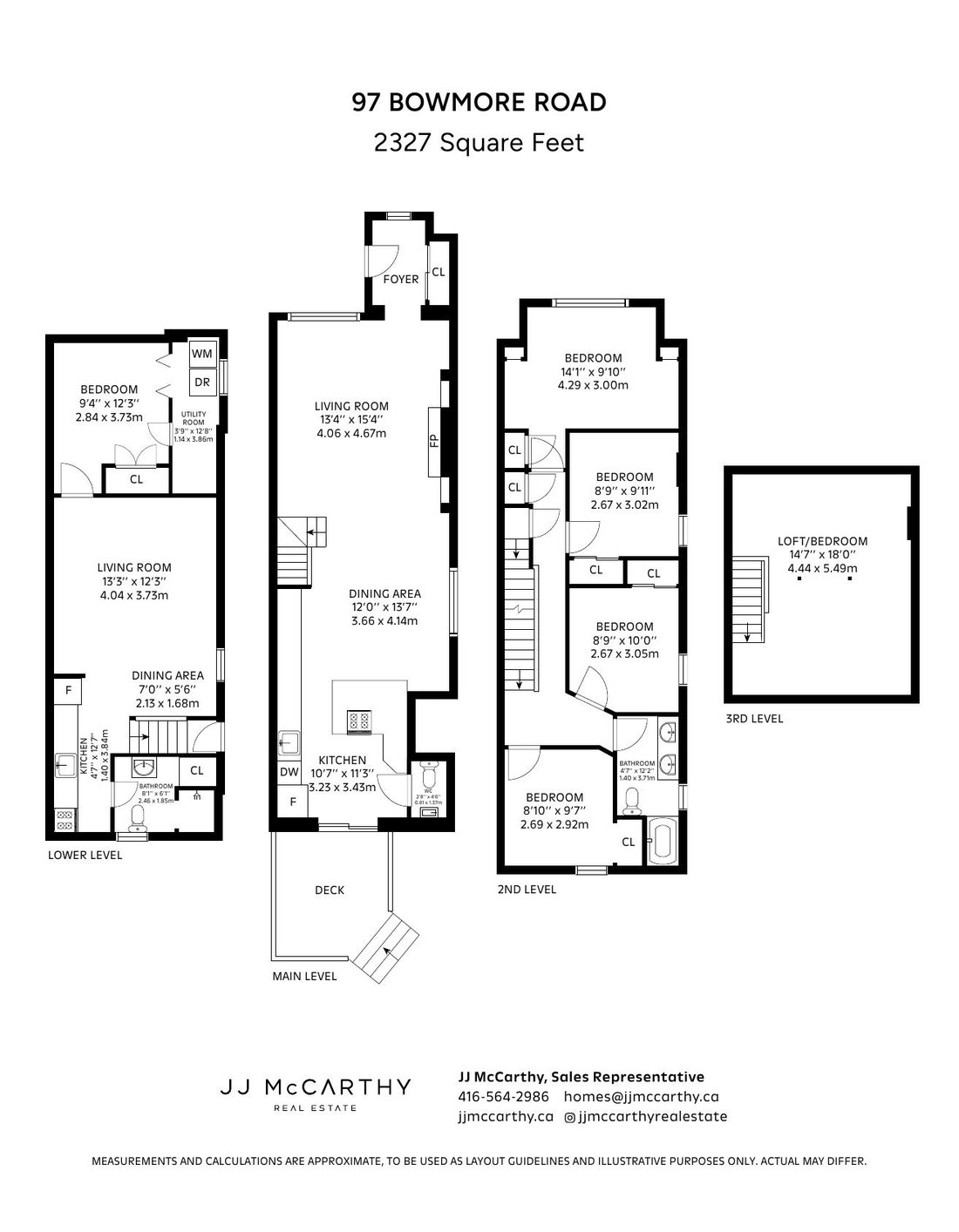 Detailed floor plan example